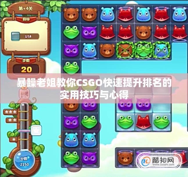 暴躁老姐教你CSGO快速提升排名的实用技巧与心得