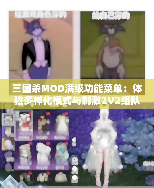 三国杀MOD满级功能菜单：体验多样化模式与刺激2V2组队对战！