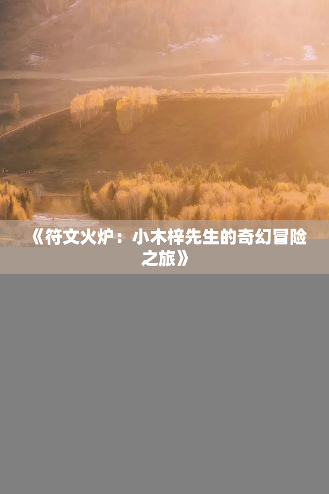 《符文火炉：小木梓先生的奇幻冒险之旅》