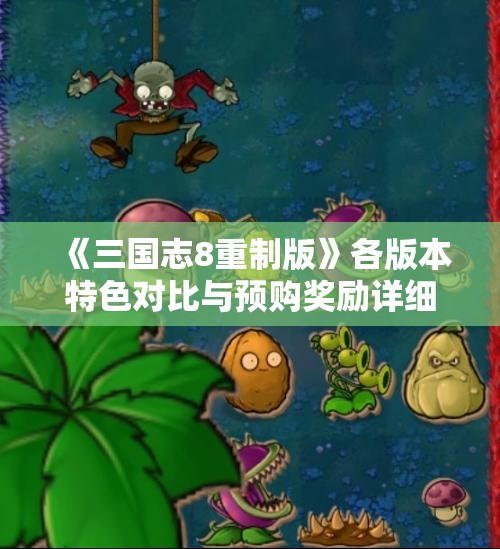 《三国志8重制版》各版本特色对比与预购奖励详细介绍