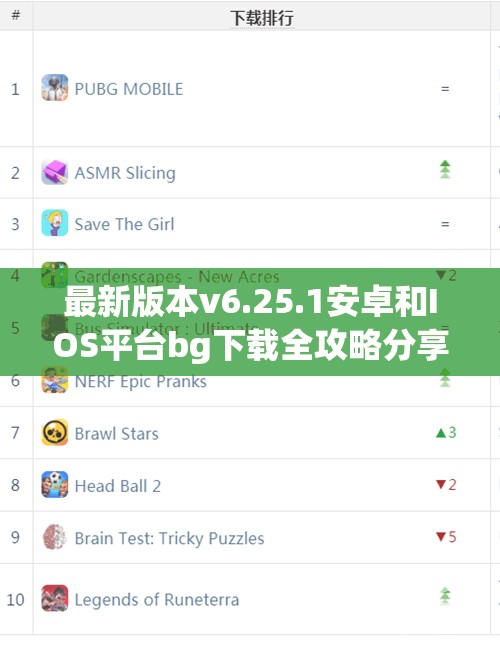 最新版本v6.25.1安卓和IOS平台bg下载全攻略分享