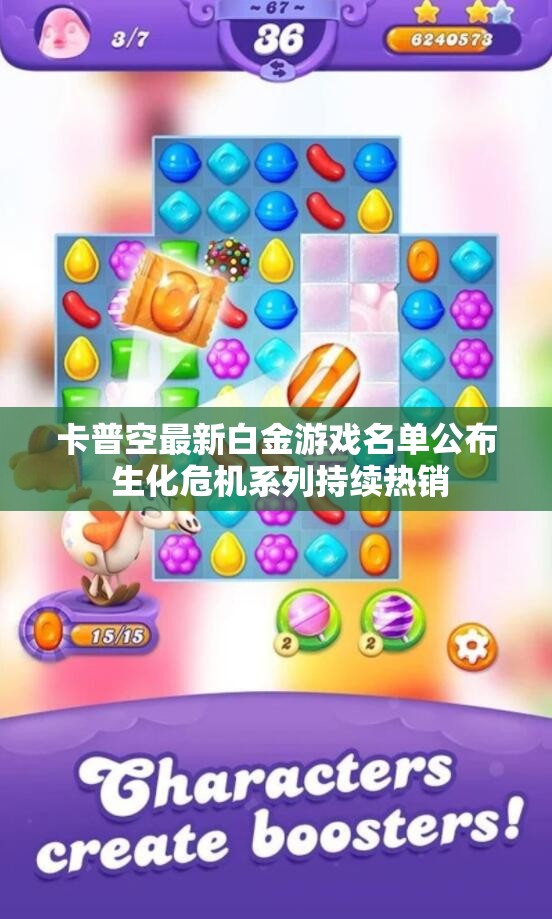 卡普空最新白金游戏名单公布 生化危机系列持续热销