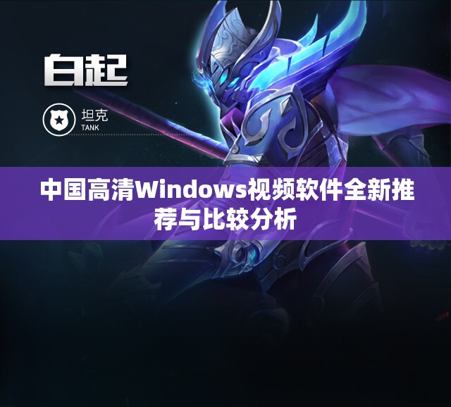 中国高清Windows视频软件全新推荐与比较分析