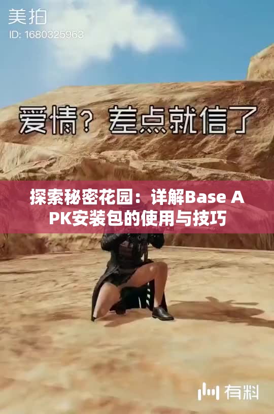 探索秘密花园：详解Base APK安装包的使用与技巧