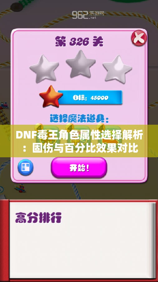 DNF毒王角色属性选择解析：固伤与百分比效果对比