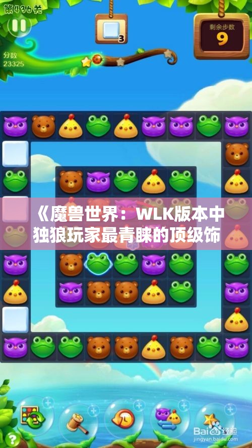 《魔兽世界：WLK版本中独狼玩家最青睐的顶级饰品与盾牌》