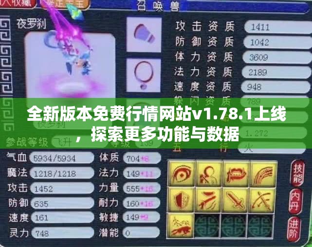 全新版本免费行情网站v1.78.1上线，探索更多功能与数据